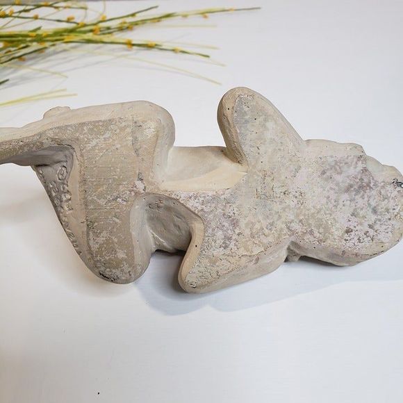 Vintage 80s Sculpted Treasures Sleeping Baby Boy Clay Realistic Figurine Toddler - Picture 5 of 8